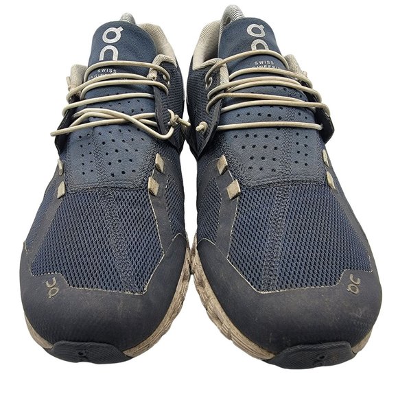 On Cloud Running Mens 9.5 Denim Blue White Athletic Lightweight Shoes main image 9